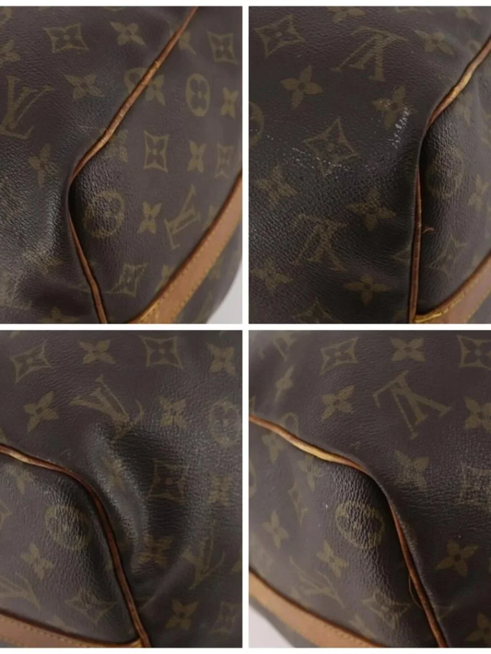 LOUIS VUITTON Monogram Keepall Bandouliere 45 Boston Bag M41418 LV Auth INZ007
